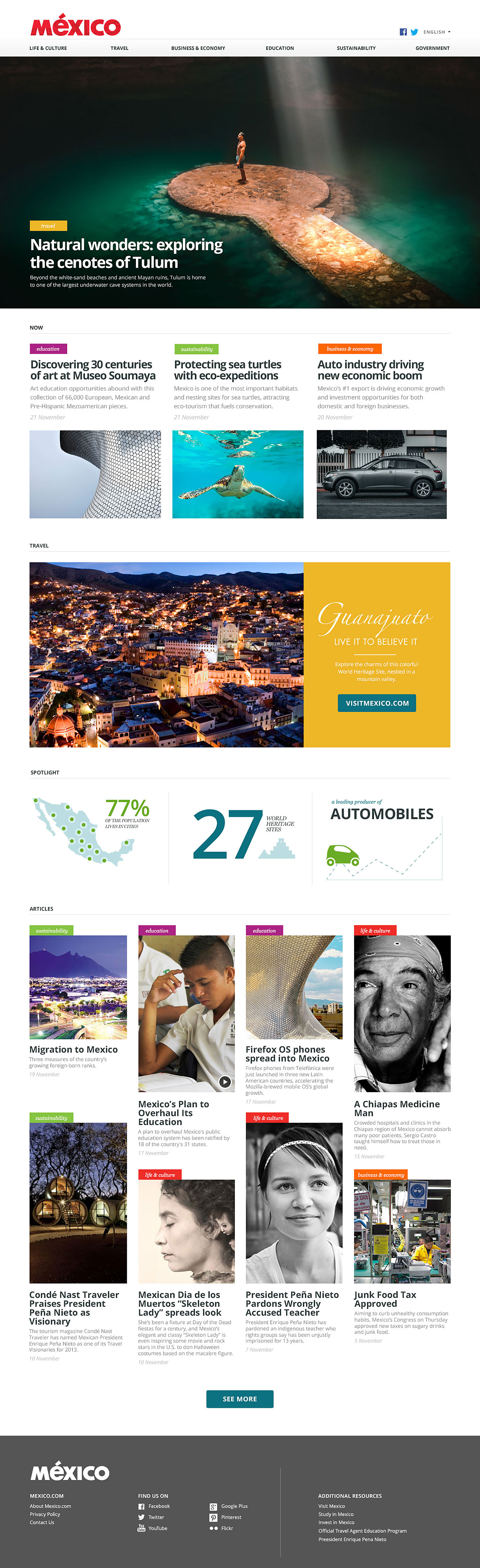 Mexico.com Home Page