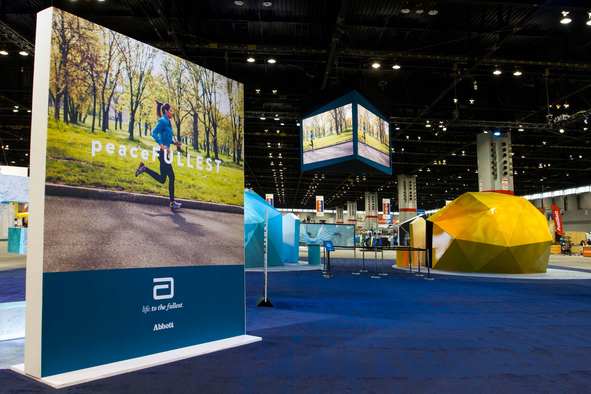 Abbott campaign branding complements the interactive expereince