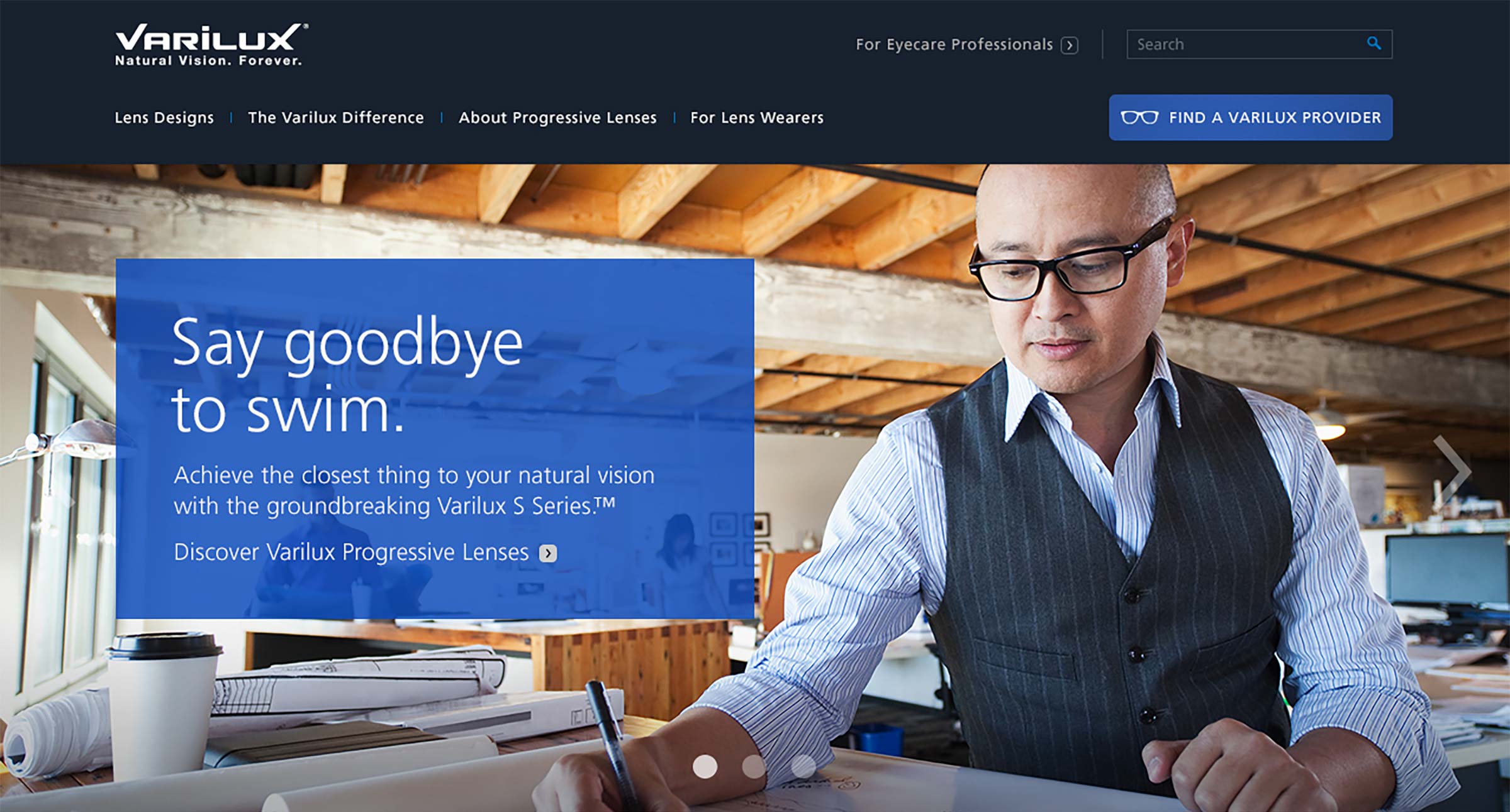 Essilor Varilux Homepage