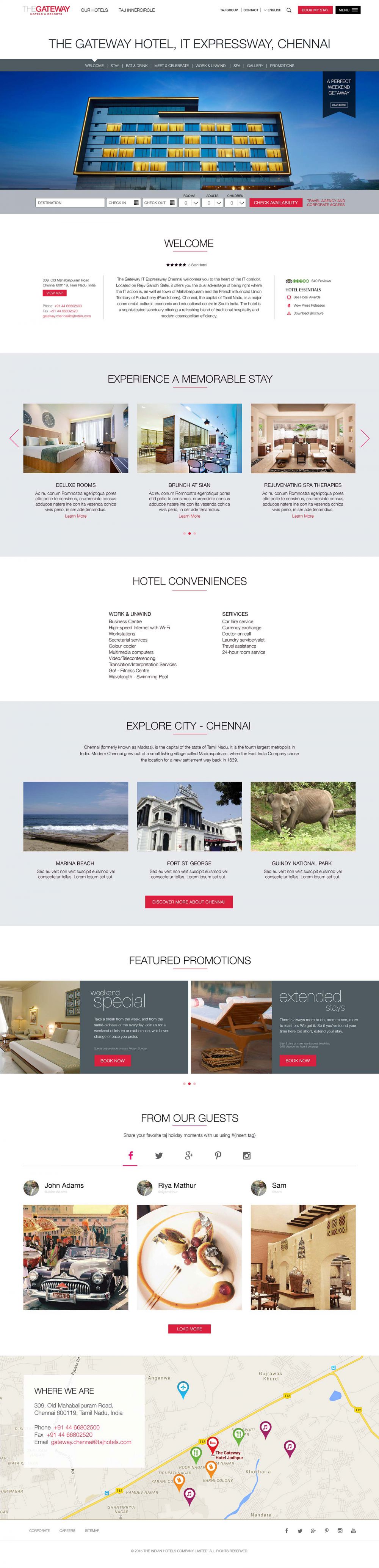 Hotel page
