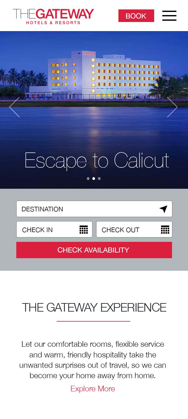 Mobile home page