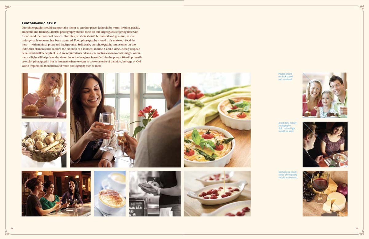 photographic guidelines spread