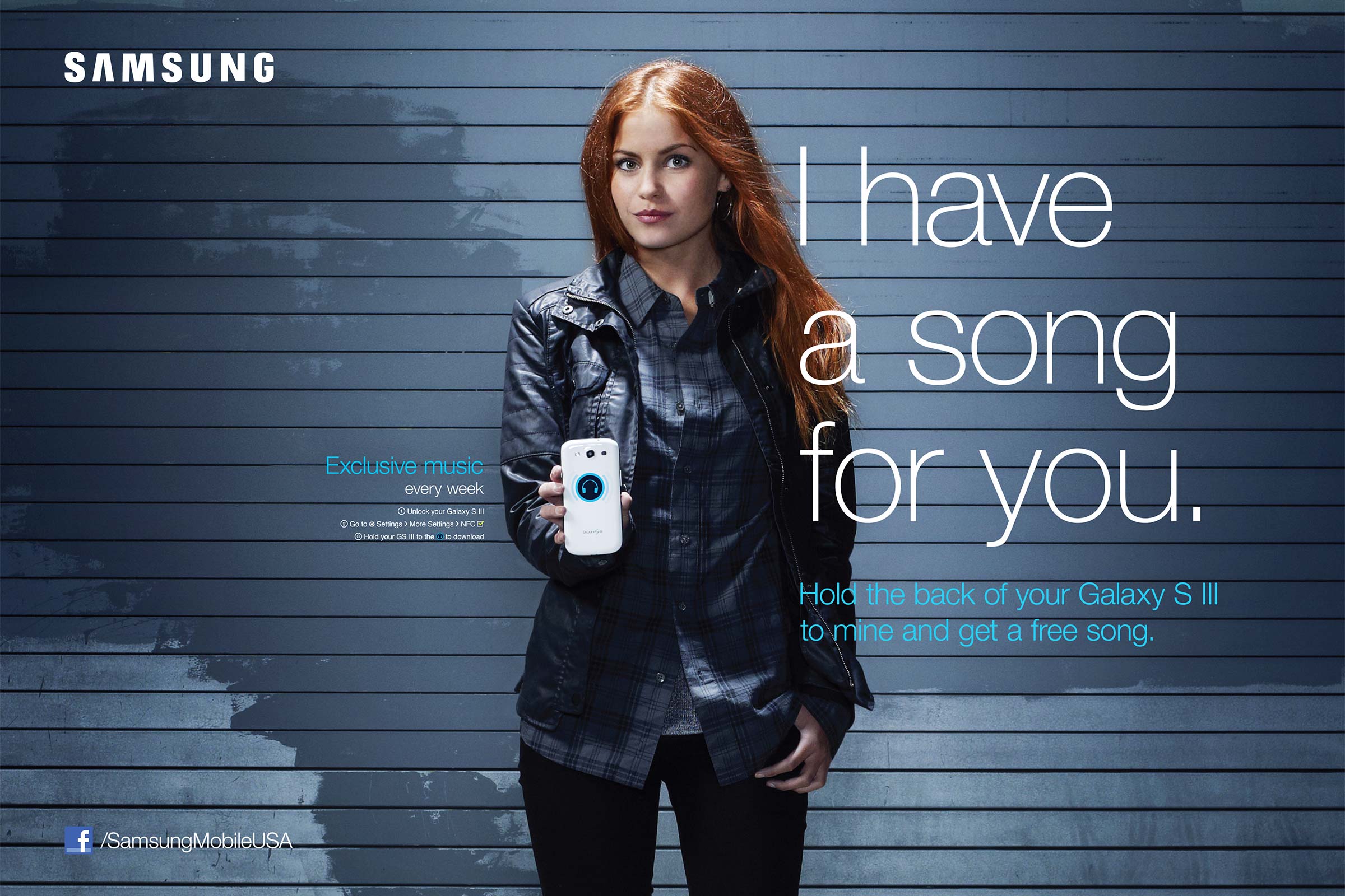 Samsung NFC Powered Out Of Home Poster