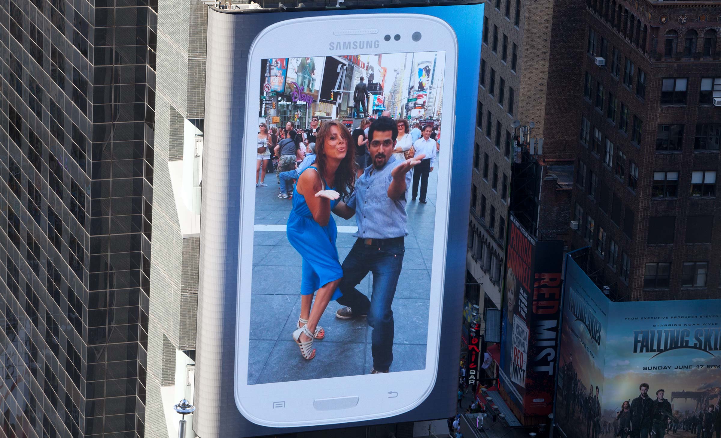 Samsung Galaxy SIII Times Square Activation