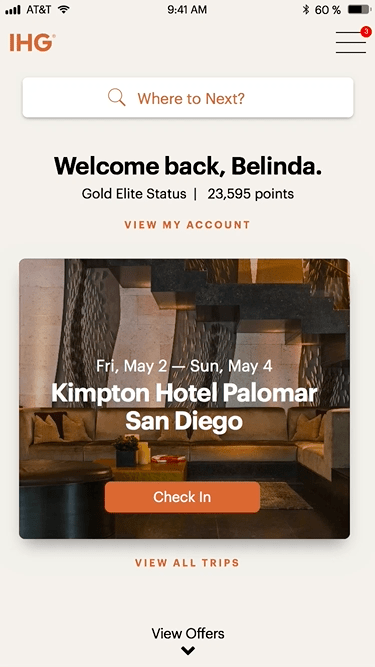 IHG Mobile App Future Vision
