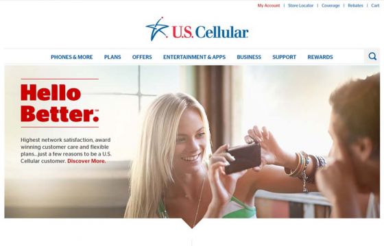 US Cellular Site Redesign Concept