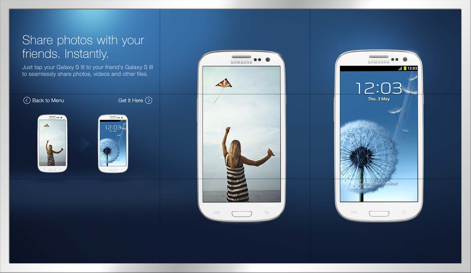 Samsung NFC sharing demo