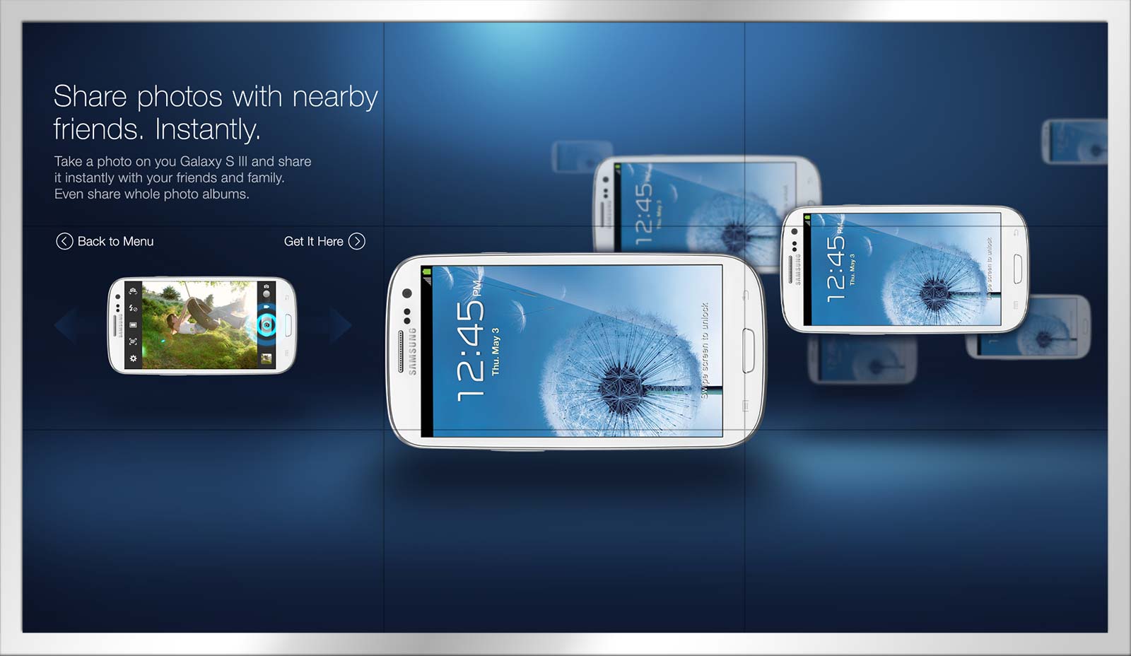 Samsung Galaxy SIII Multishare demo
