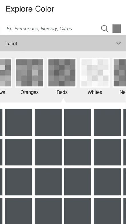color finder wireframe