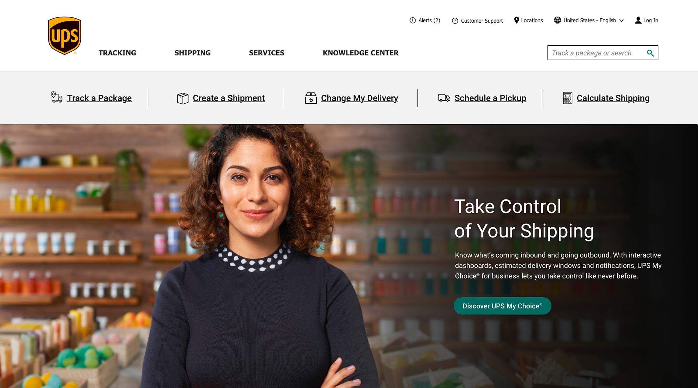 ups.com visual refresh
