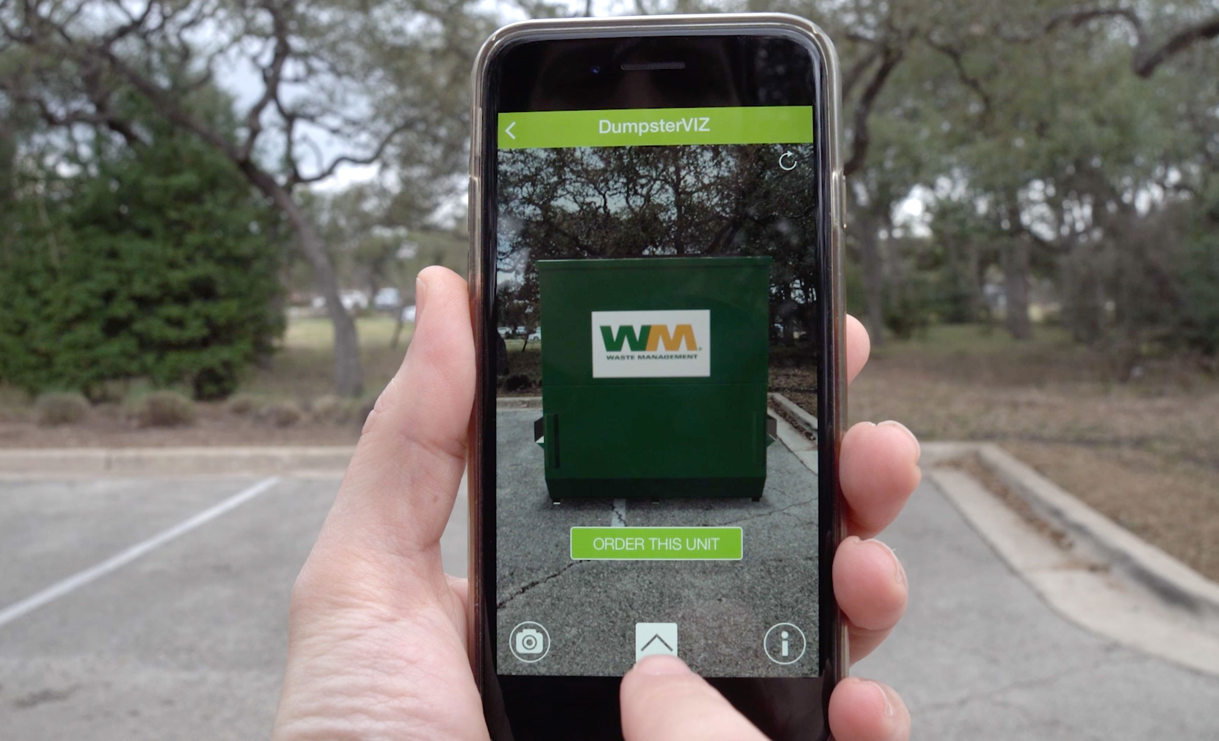Waste Management Augmented Reality Product Finder Mobile App