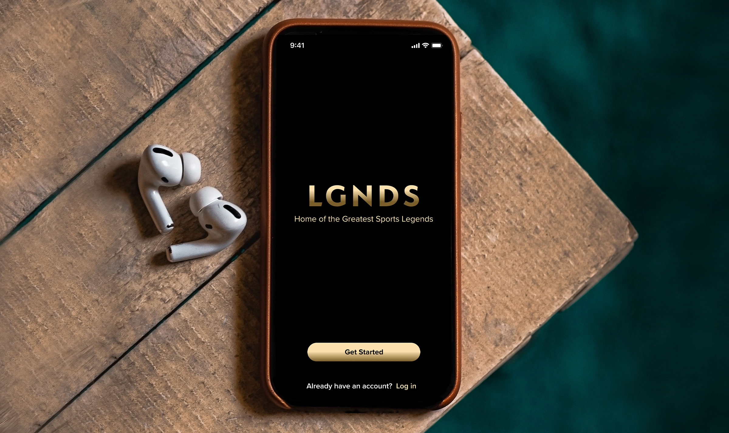 LGNDS Mobile App Launch Screen